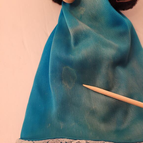 Primitive Handmade Vintage Cloth Handsewn Lot Of 2 Dolls 2 Pair Shoes 7 Inches - Picture 10 of 16